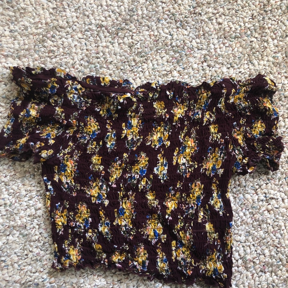 off the shoulder shirt